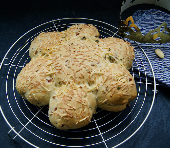 Couronne des rois au jambon-fromage