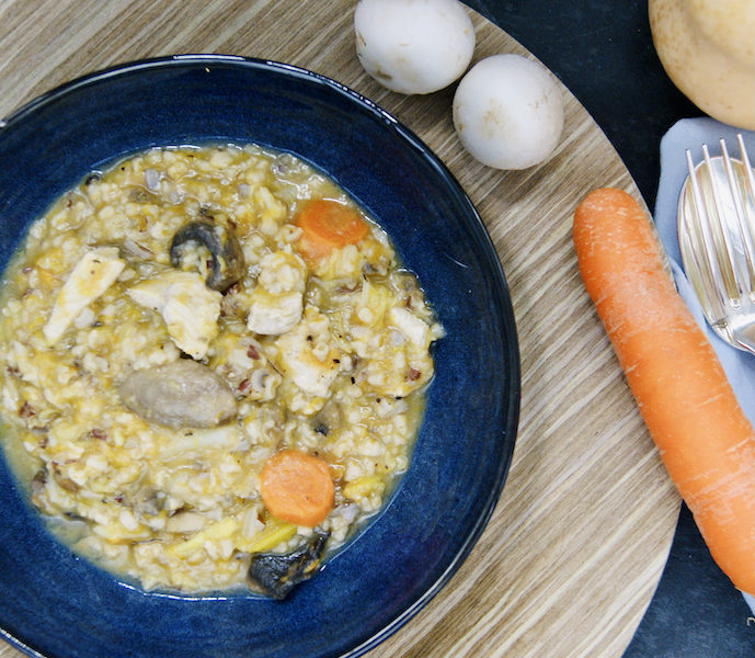 Soupe-repas d&rsquo;automne au riz