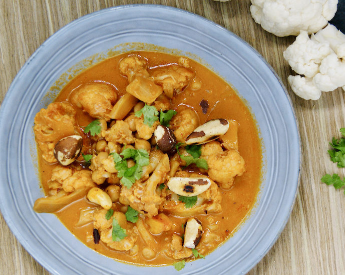 Curry de chou-fleur aux pois chiches