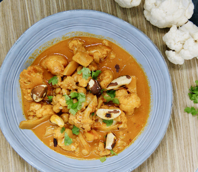 Curry de chou-fleur aux pois chiches