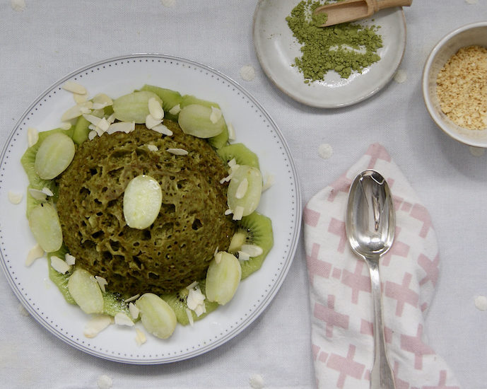 Bowl Cake au thé matcha