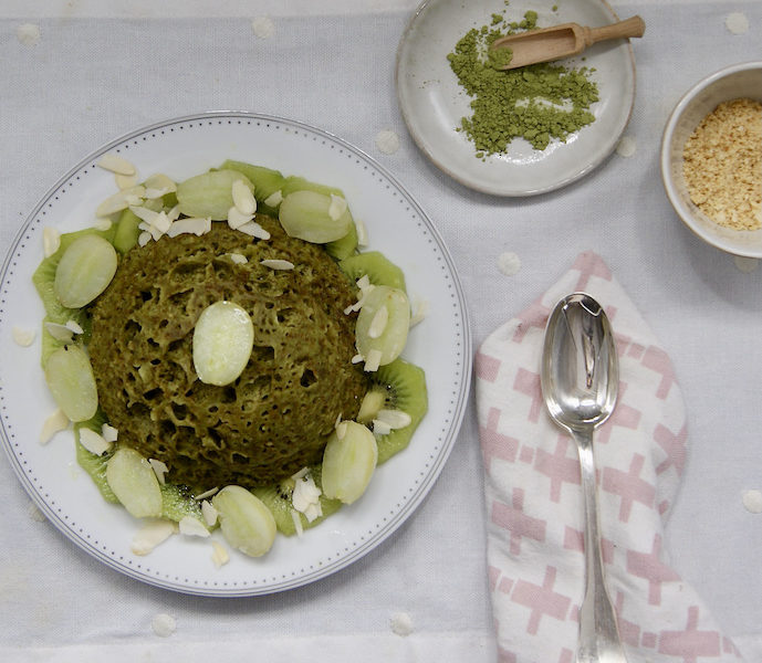 Bowl Cake au thé matcha
