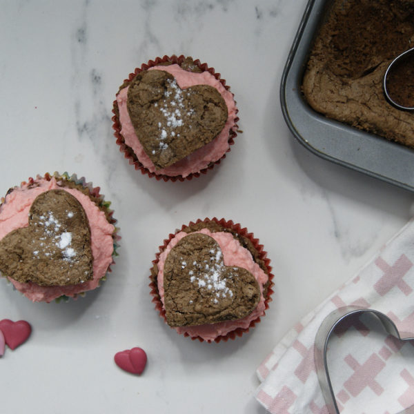 Mini-brownies de Saint Valentin