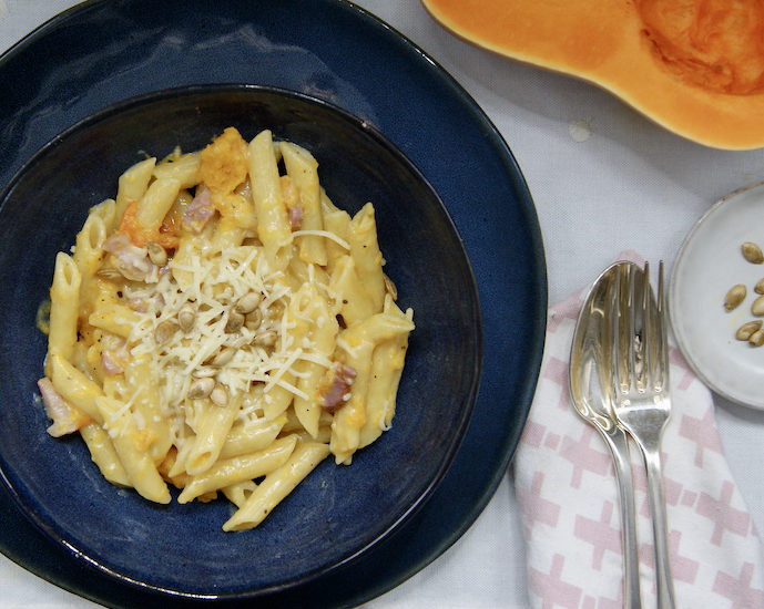 One-pot pâtes à la courge butternut