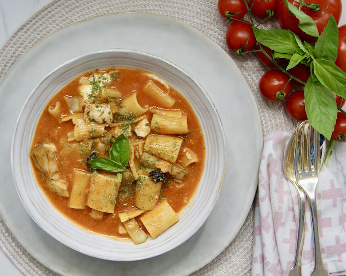One-pot pâtes poulet provencal