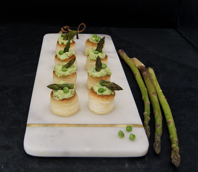 Mini vol-au-vent printanier