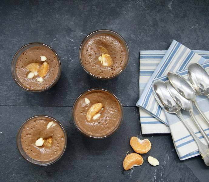 Mousse au chocolat vegan (à base de jus de pois chiches)