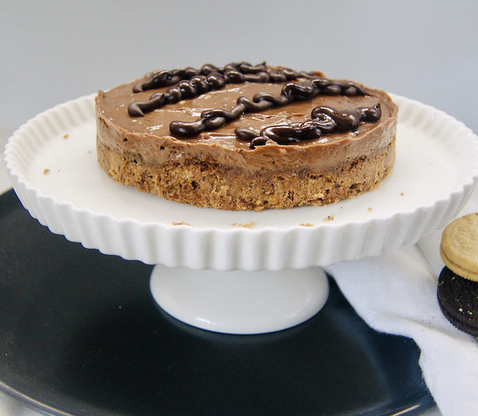 Cheesecake super facile au chocolat et aux noisettes