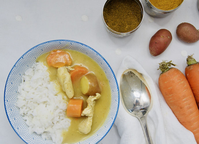 Curry japonais au poulet