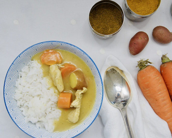 Curry japonais au poulet