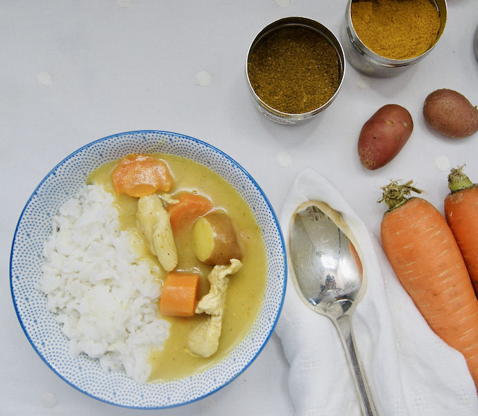 Curry japonais au poulet